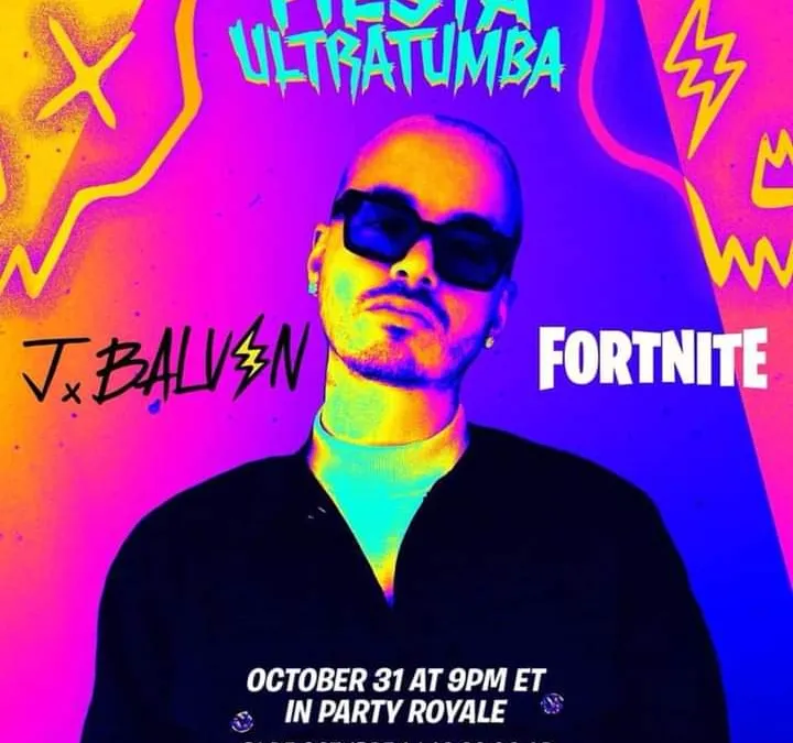 J BALVIN EN LA FIESTA DE FORTNITE