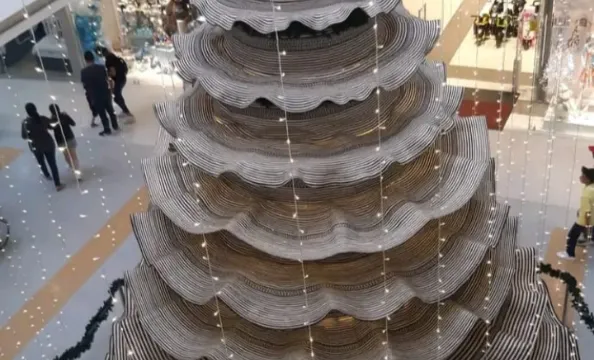El Árbol de Navidad en caña flecha uno de principales atractivo turístico en Sincelejo