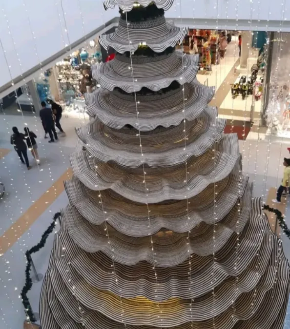 El Árbol de Navidad en caña flecha uno de principales atractivo turístico en Sincelejo