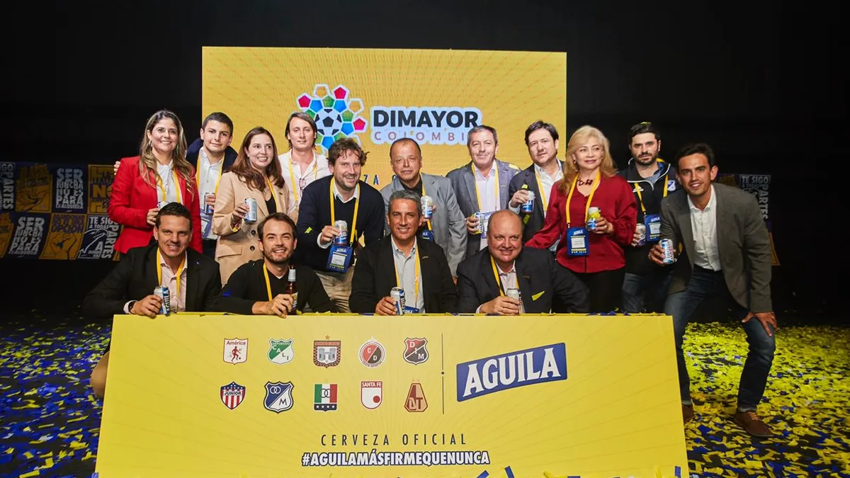 Aguila será la Cerveza Oficial del Fútbol Profesional Colombiano.