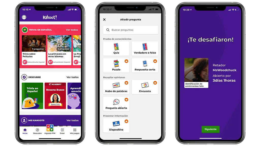 Kahoot! lanza su aplicación móvil en español