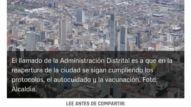 Decreto 199: Bogotá reabre con bioseguridad desde junio 8